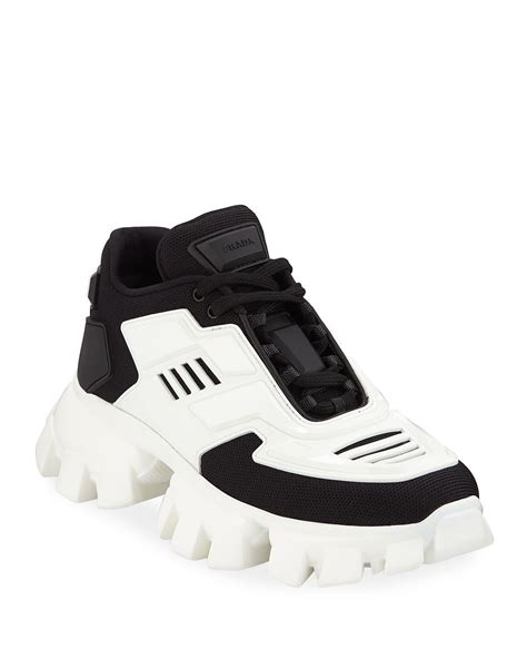 prada tech caged lace-up chunky sneakers|Prada sandals size guide.